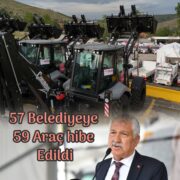 TBB 59 ARAÇ HİBE ETTİ