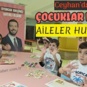 Ceyhan’da çocuklar mutlu