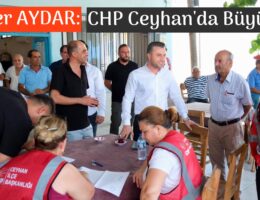 CHP Ceyhan’da delege seçimi tamamladı