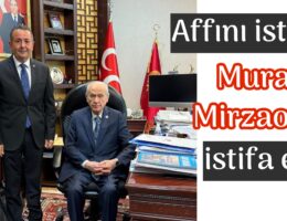 MHP Ceyhan İlçe Başkanı istifa etti