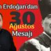 Erdoğan’dan Zafer Vurgusu