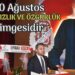Aydar’dan 30 Ağustos mesajı