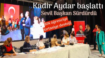 Bin öğrenciye eğitim desteği