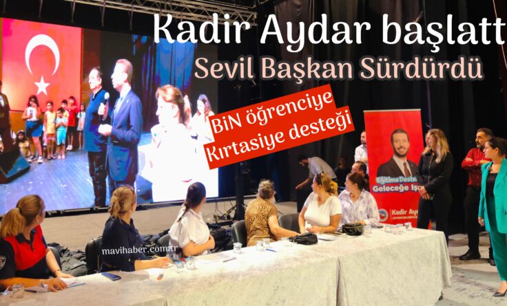 Bin öğrenciye eğitim desteği