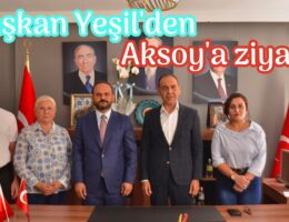 Yeşil’den Aksoy’a ziyaret