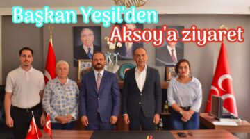 Yeşil’den Aksoy’a ziyaret