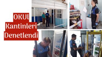 Okul kantinleri denetlendi
