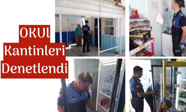 Okul kantinleri denetlendi