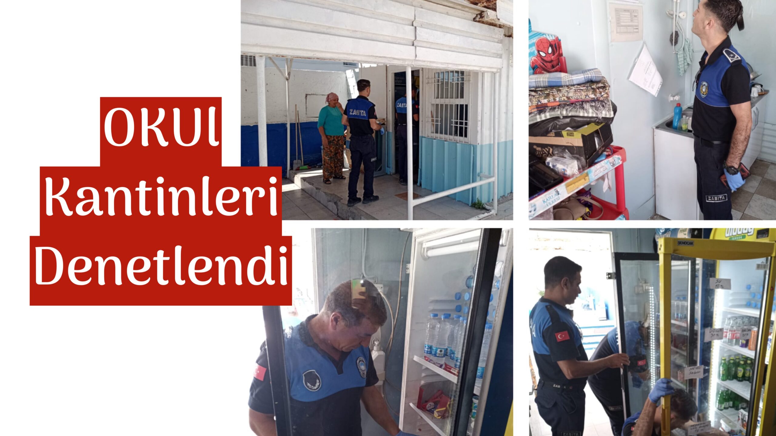 Okul kantinleri denetlendi