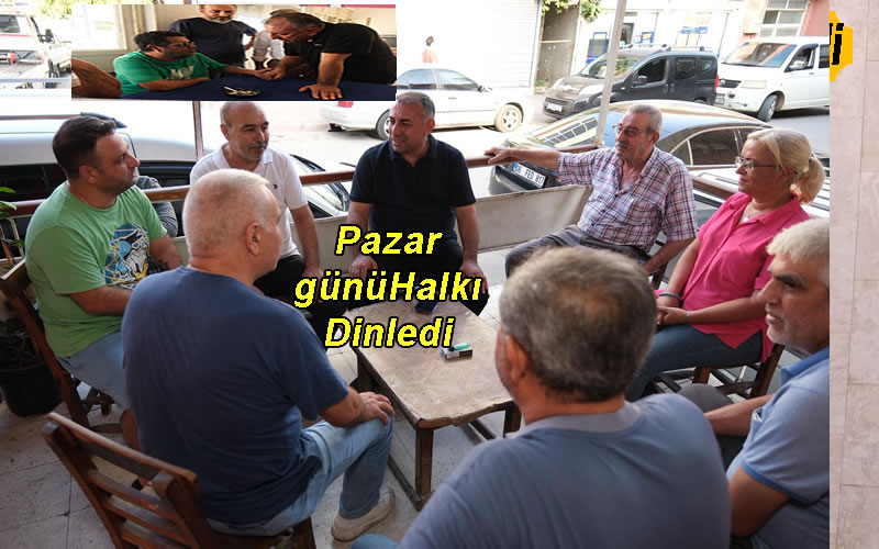 Pazar günü halkla buluştu