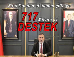Adana’ya 717 Milyon destek