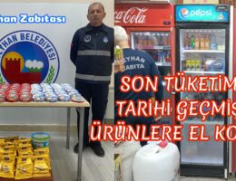 Zabıta STT geçmiş ürünlere el koydu