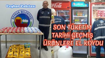 Zabıta STT geçmiş ürünlere el koydu
