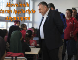 Mevsimlik tarım işçileriyle dayanışma