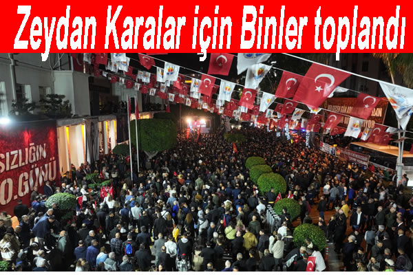Zeydan Karalar için Binler toplandı