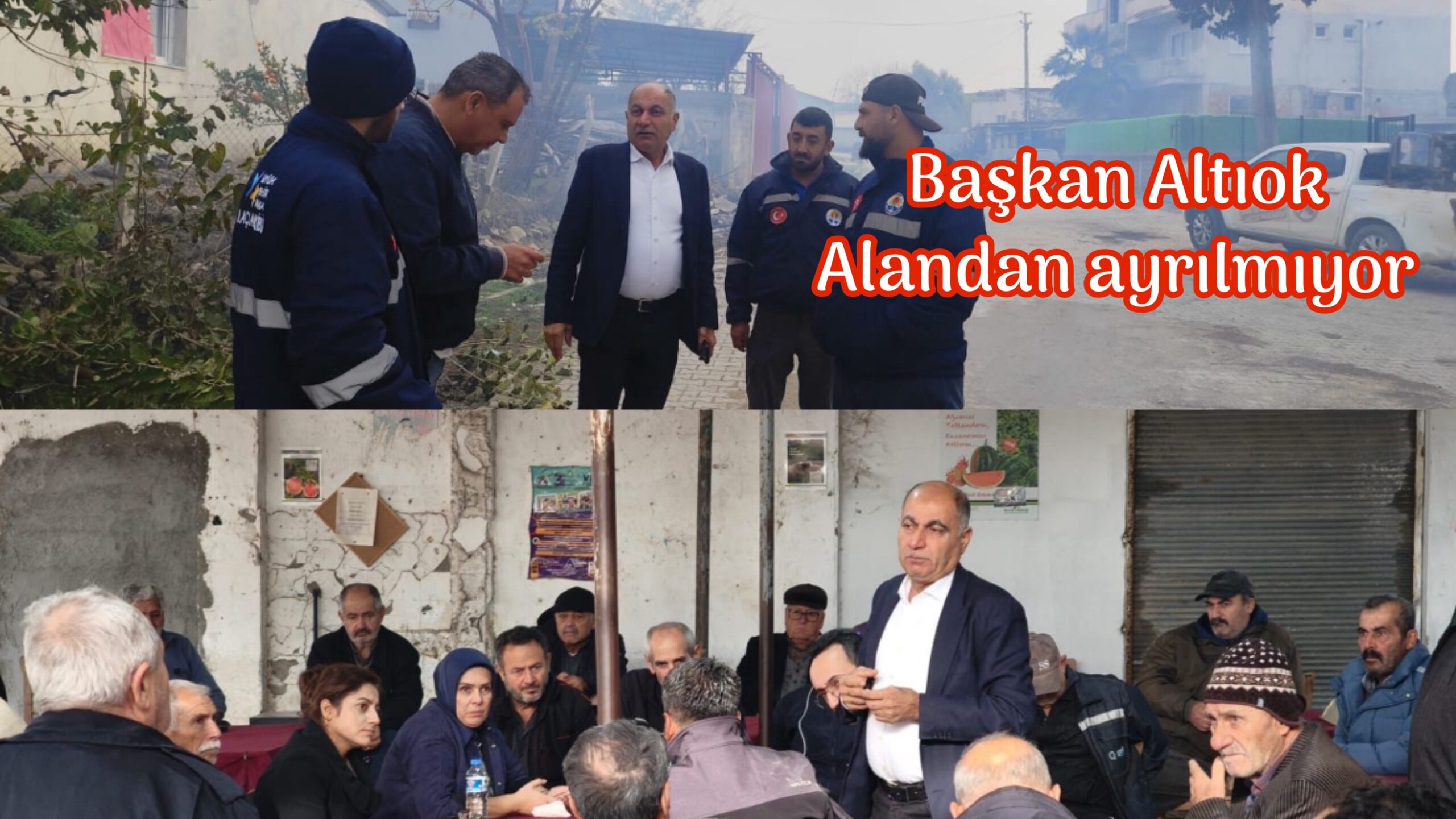 Erdinç halkı dinliyor