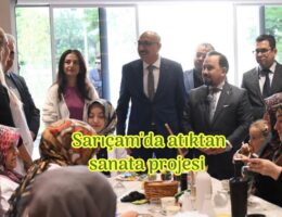 Sarıçam’da atıktan sanata