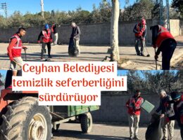 Ceyhan Belediyesi temizlik seferberliğini sürdürüyor