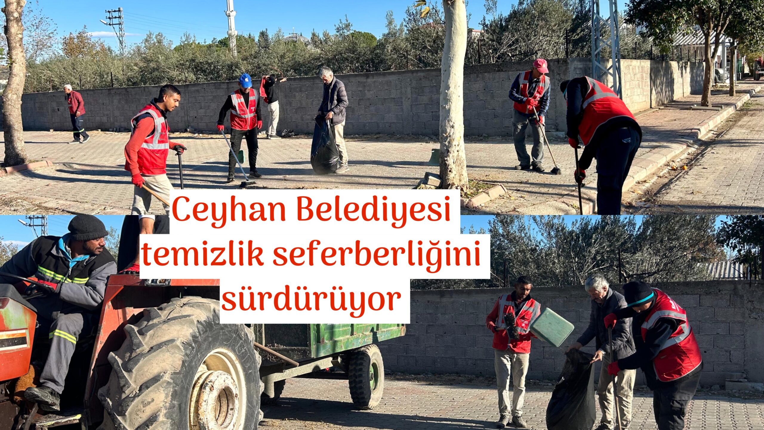 Ceyhan Belediyesi temizlik seferberliğini sürdürüyor