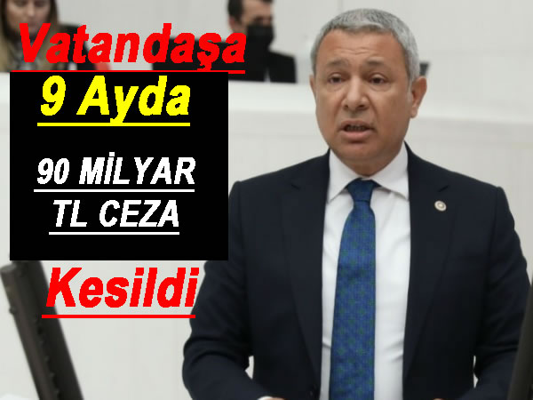9 AYDA 90 MİLYAR TL CEZA