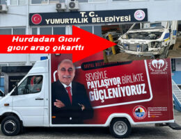 Hurda araç tamir edildi