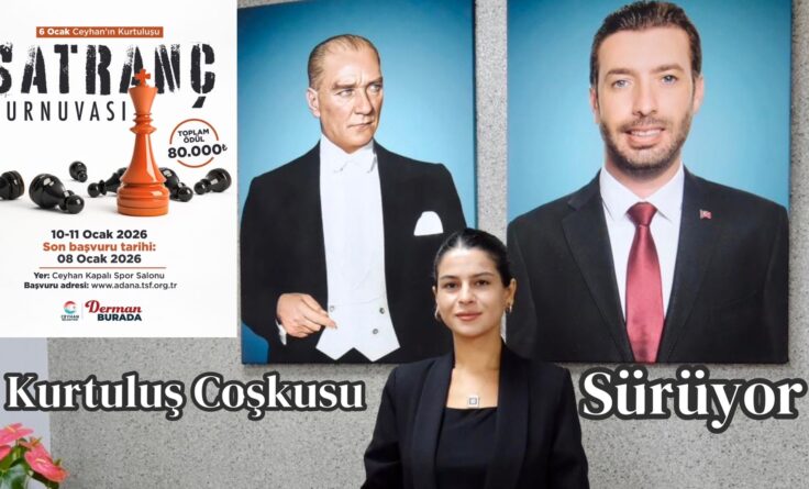 Ceyhan’da Kurtuluş Kupası Satranç Turnuvası Düzenleniyor