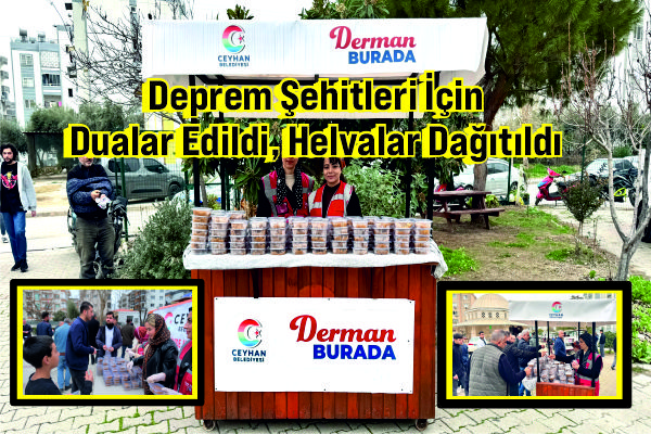 Ceyhan’da 6 Şubat Unutulmadı