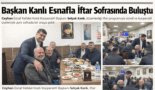 Esnafla İftar Sofrasında Buluştu