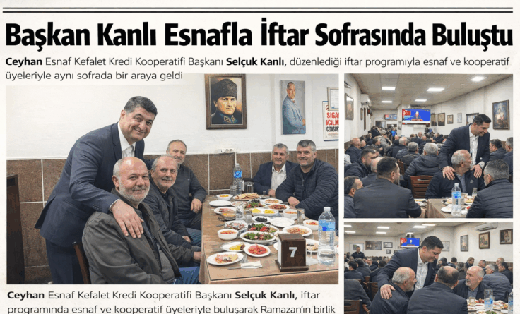 Esnafla İftar Sofrasında Buluştu