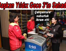 Başkan Yıldız çalışanları unutmadı