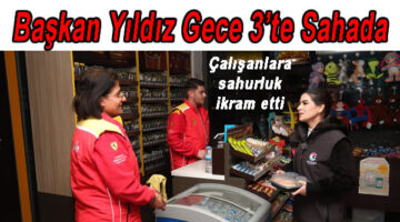 Başkan Yıldız çalışanları unutmadı