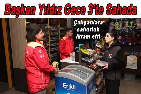Başkan Yıldız çalışanları unutmadı