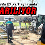 Ceyhan Belediyesi 27 Parkı Yeniliyor