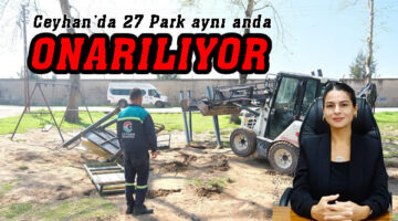 Ceyhan Belediyesi 27 Parkı Yeniliyor