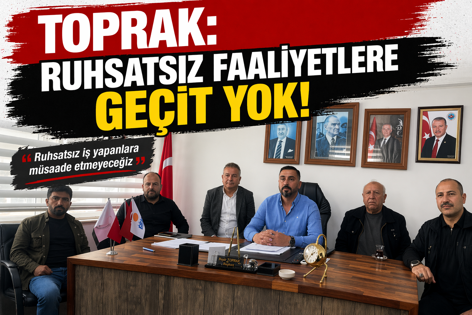 Beşir Toprak’tan ilk icraat