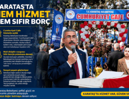 Karataş’ta sıfır Borç gururu