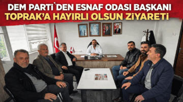DEM Partiden Başkan Toprak’a ziyaret