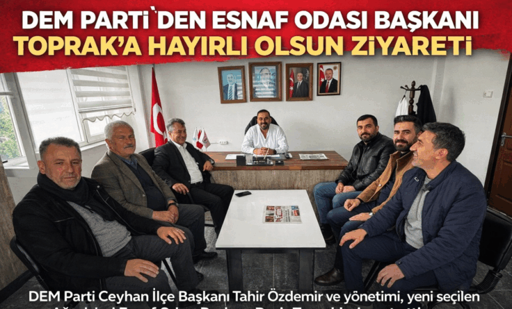 DEM Partiden Başkan Toprak’a ziyaret
