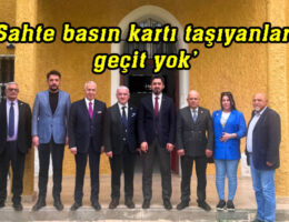 ‘Sahte basın kartı taşıyanlara geçit yok’