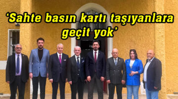‘Sahte basın kartı taşıyanlara geçit yok’