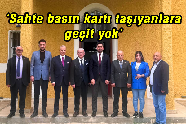 ‘Sahte basın kartı taşıyanlara geçit yok’