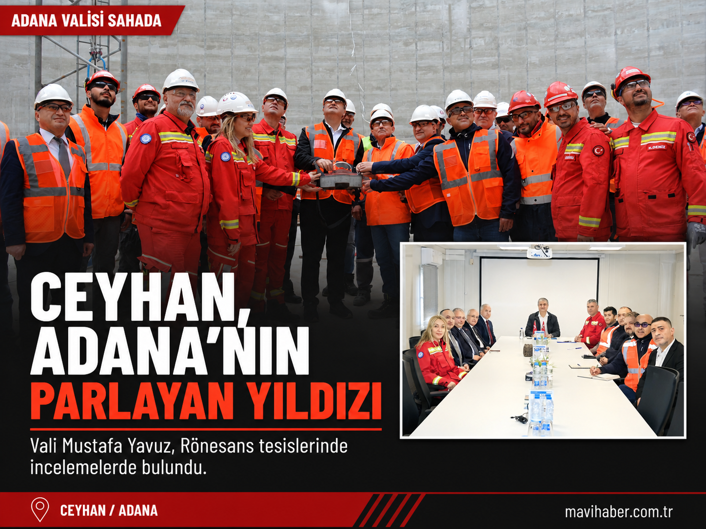 Vali Ceyhan’da incelemelerde bulundu