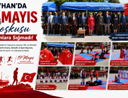 Ceyhan’da 19 Mayıs coşkusu