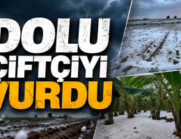 Dolu çiftçiyi vurdu