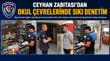 Ceyhan zabıtasından denetim
