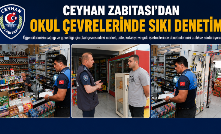 Ceyhan zabıtasından denetim
