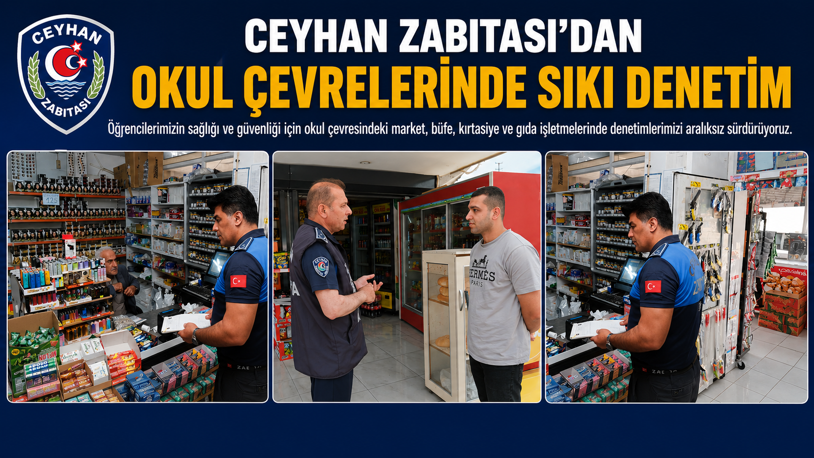 Ceyhan zabıtasından denetim