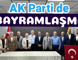 AK Parti de bayramlaşma