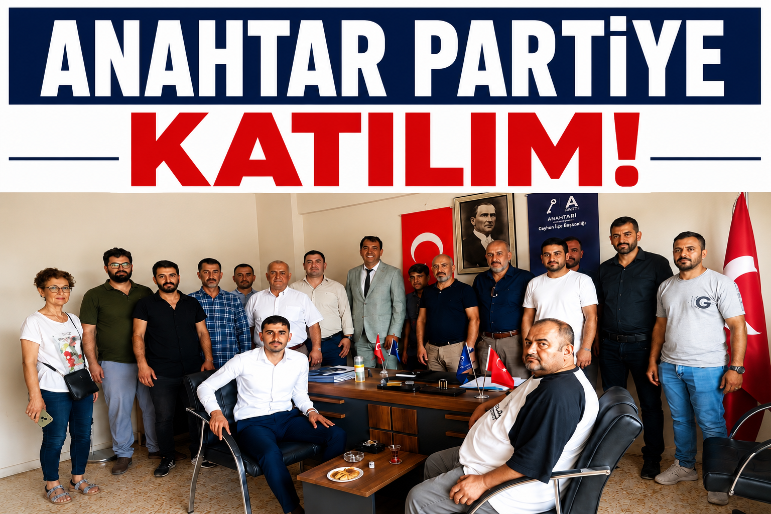 Ceyhan’da Anahtar Partiye katılım