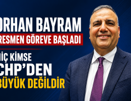 Orhan Bayram göreve başladı